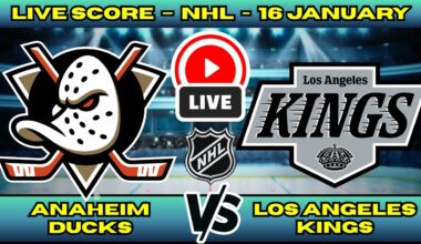 🔴 LIVE: Anaheim Ducks at Los Angeles Kings | NHL Scoreboard | Freeway Face-Off | Jan 16