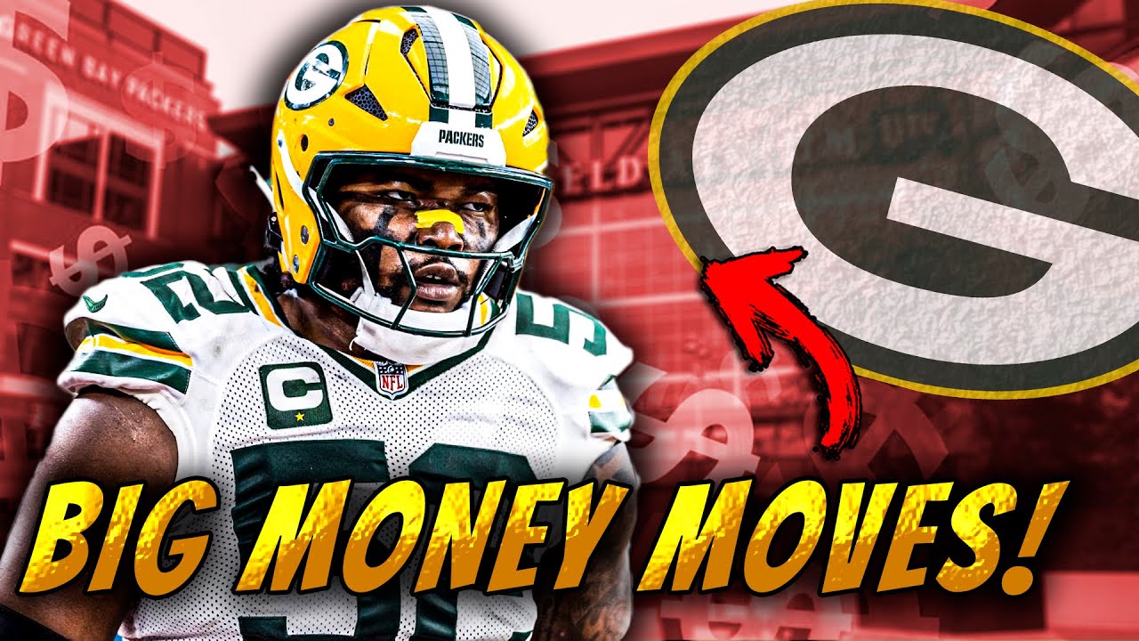 Green Bay Packers have BIG MONEY MOVES to Make - Salary Cap Breakdown!!