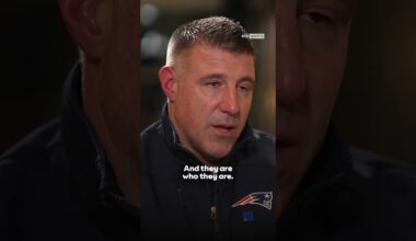 New England Patriots head coach Mike Vrabel outlines his plans against the Houston Texans #nfl