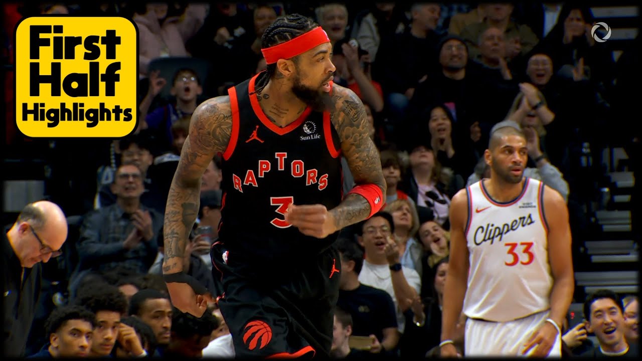 Toronto Raptors vs Los Angeles Clippers - First Half Highlights | Jan 16, 2026