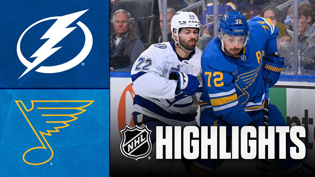 Lightning vs. Blues | NHL Highlights | January 16, 2026