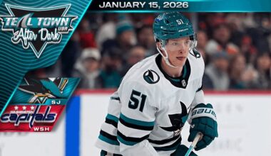 San Jose Sharks @ Washington Capitals - 1/15/2026 - Teal Town USA After Dark (Postgame)