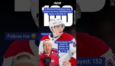 Is Habs Lane Hutson the most UNDERRATED dman in the NHL?!