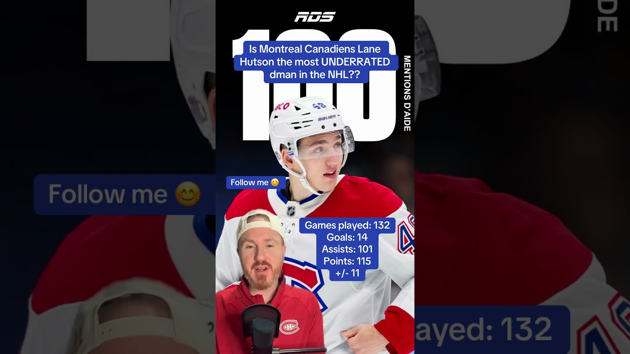 Is Habs Lane Hutson the most UNDERRATED dman in the NHL?!