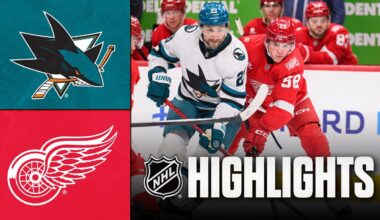 Sharks vs. Red Wings | NHL Highlights | January 16, 2026