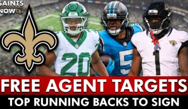 Saints Free Agent Targets: Top Running Backs New Orleans Should Target In NFL Free Agency