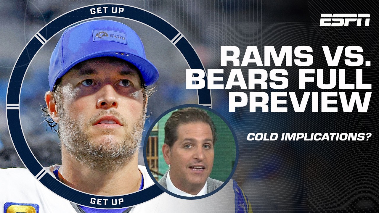 WEATHER ADVANTAGE?! 🥶 Peter Schrager says Matthew Stafford has a REAL issue... | Get Up
