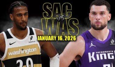 Sacramento Kings vs Washington Wizards Full Game Highlights - January 16, 2026 | NBA Season