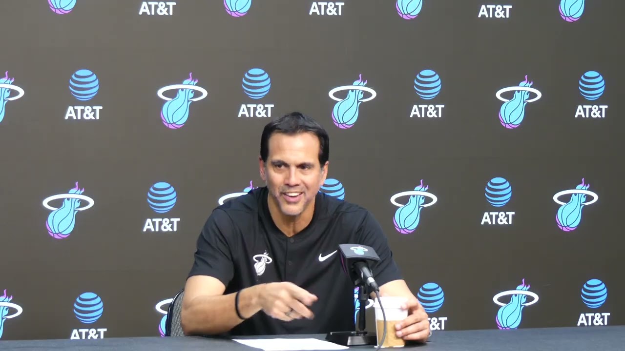Erik Spoelstra Reacts to Miami Heat Boston Loss, Calls Out Kel'el Ware, Praise Kasparas Jakučionis