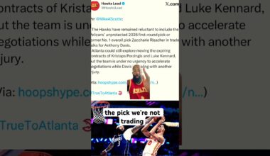 Atlanta hawks WILL NOT TRADE the unprotected pelicans pick. #nba #basketball #atlanta #dallas #ad