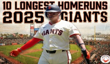 Longest Homeruns of 2025 | San Francisco Giants