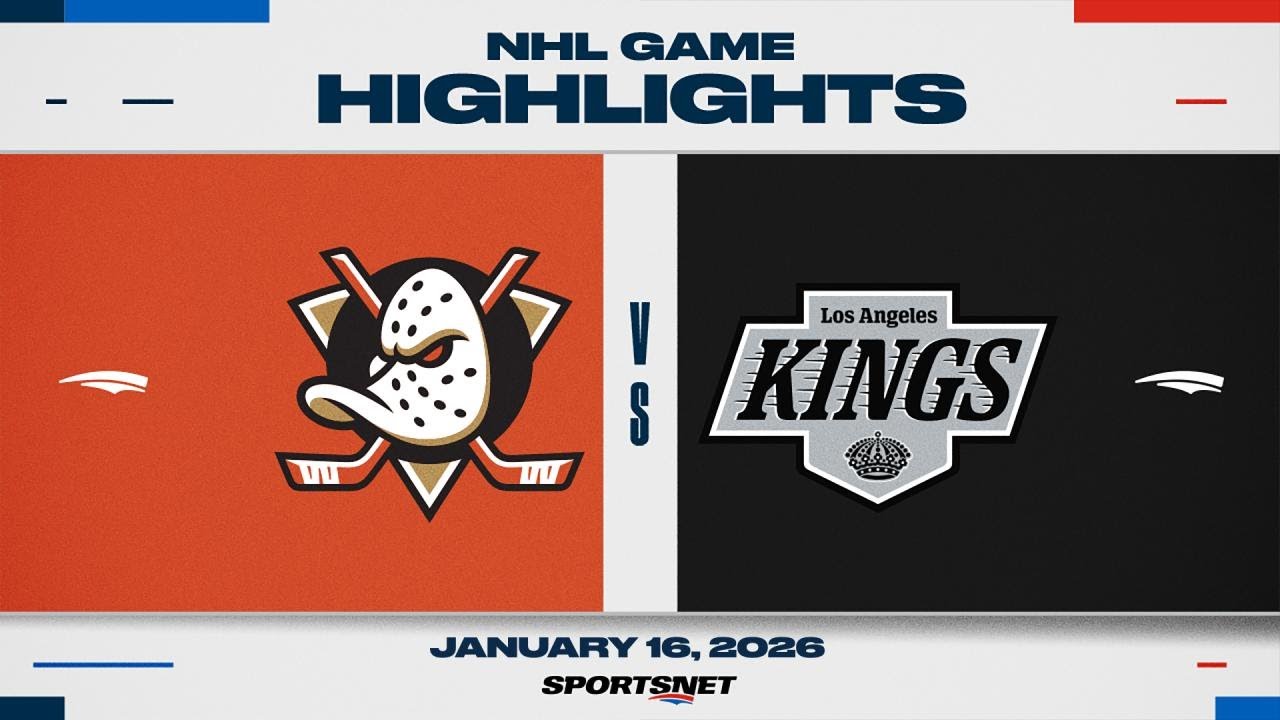 NHL Highlights | Ducks vs. Kings - January 16, 2026