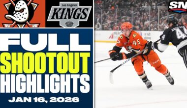 Anaheim Ducks vs. Los Angeles Kings | FULL Shootout Highlights - January 16, 2026