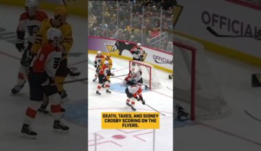 Crosby Scores on the Flyers