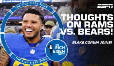 Blake Corum’s thoughts on LA Rams vs. Chicago Bears and Michigan’s new HC | The Rich Eisen Show