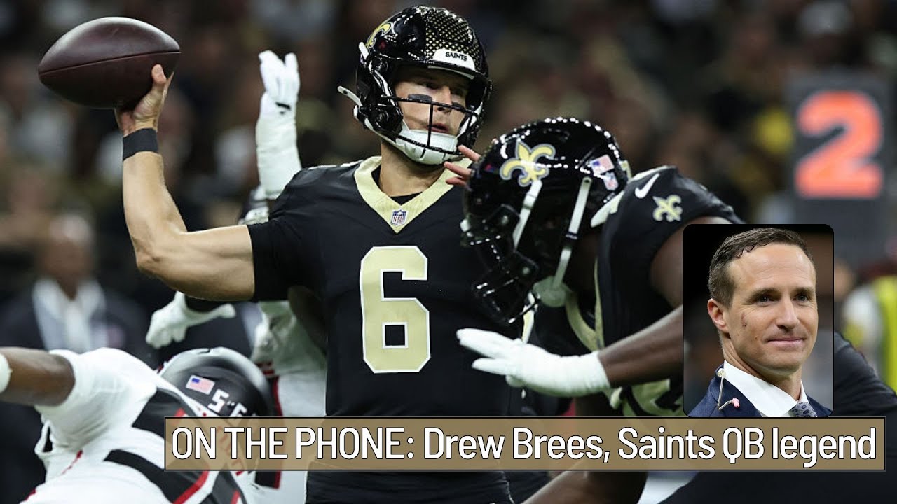 Brees: Tyler Shough grew by 'leaps and bounds' in rookie season; Saints fans should be excited