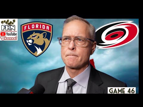 Paul Maurice, Panthers Postgame: Florida Gets Blown Out 9-1 by Carolina Hurricanes