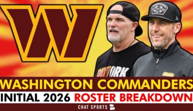 Commanders Initial 2026 Roster Breakdown: Free Agents, Players Under Contract & Team Needs