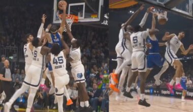 Anthony Black INSANE DUNK ON 4 Grizzlies players 😱😱