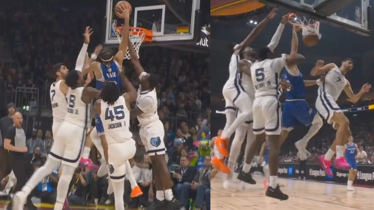 Anthony Black INSANE DUNK ON 4 Grizzlies players 😱😱