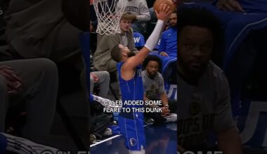 Oh he fancy huh? 💥 #dallasmavericks #dunk #nba