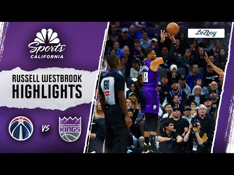 Watch Russell Westbrook score game-high 26 points in Kings' win over Wizards | NBC Sports California
