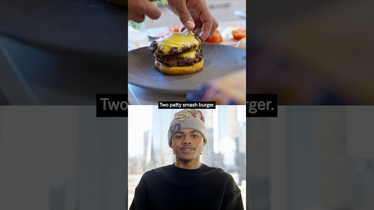 Key's always ready to cook 👨‍🍳🔑🍔 @nbaonespn @MalikaAndrews #utahjazz #keyontegeorge #cooking