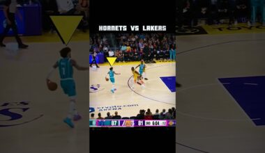 PART 1 - They Couldn’t Stop LaMelo 🐝 Lakers vs Hornets #nba #shorts