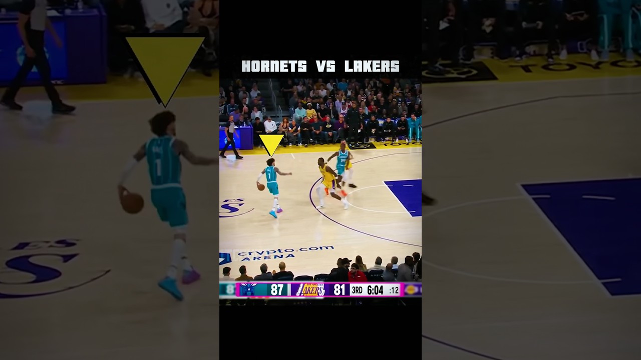 PART 1 - They Couldn’t Stop LaMelo 🐝 Lakers vs Hornets #nba #shorts