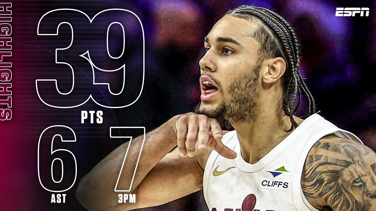 JAYLON TYSON PLAYS HERO 🤩 Sets new career-high 39 PTS in Cavs' comeback in Philly 🔥 | NBA on ESPN