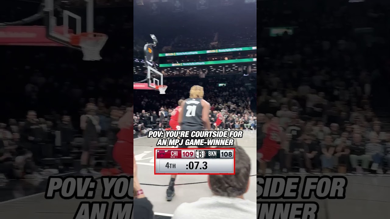 MPJ GAME WINNER #michaelporterjr #brooklynnets #basketball