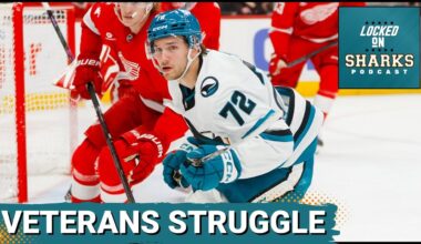 San Jose Sharks Veterans STRUGGLE as Red Wings Capitalize – Smith & Celebrini Shined