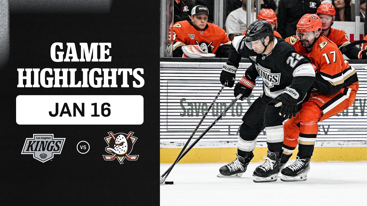 HIGHLIGHTS: Anaheim Ducks vs LA Kings | 01.16.26