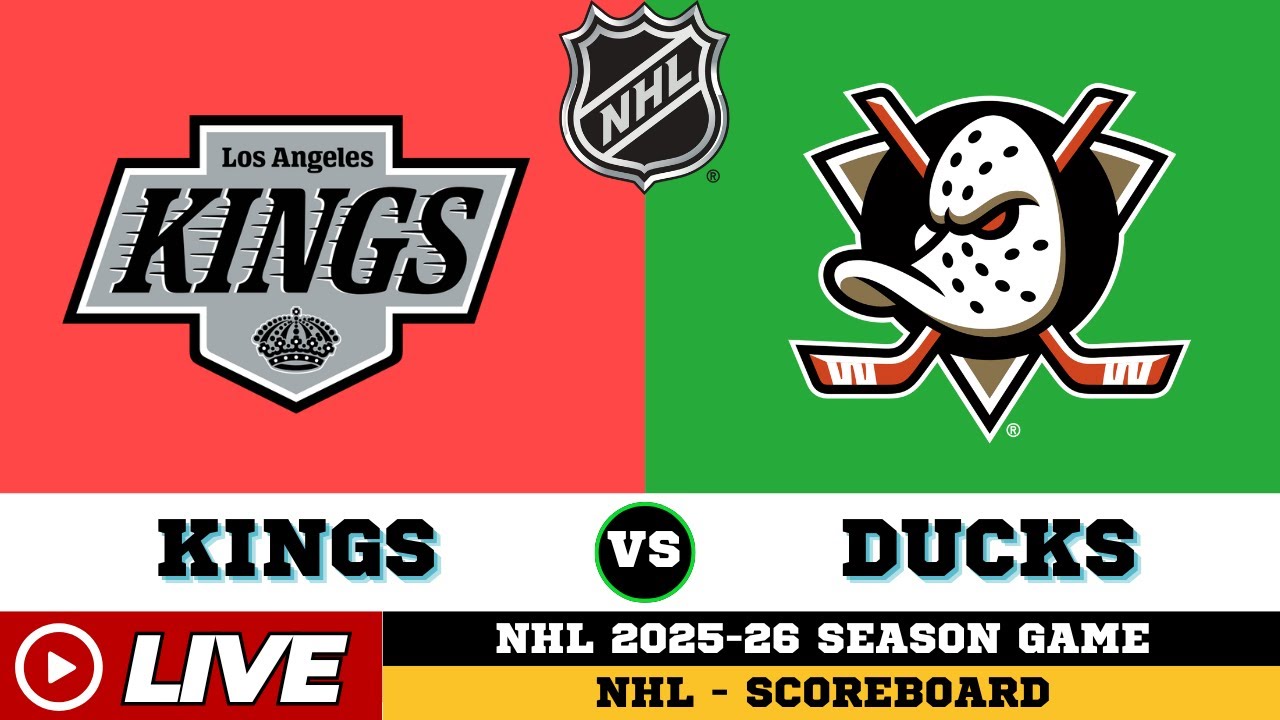 🔴LIVE : Anaheim Ducks Vs Los Angeles Kings | NHL 2026 | NHL Live SCOREBOARD