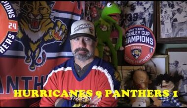 Florida Panthers Lose to Carolina Hurricanes 9-1 Total Domination!