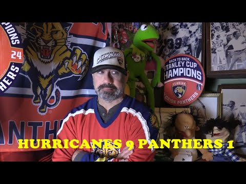 Florida Panthers Lose to Carolina Hurricanes 9-1 Total Domination!