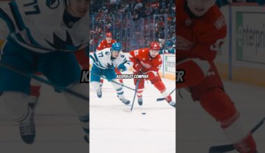 Marco Kasper makes a nice move and feeds JT Compher vs. San Jose