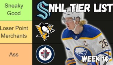 The Buffalo Sabres are Officially A WAGON | NHL Tier List Week 13