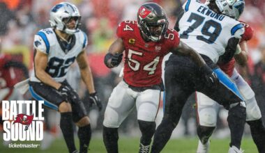 Bucs Defeat Panthers in 50th Season Finale | Battle Sound | Tampa Bay Buccaneers