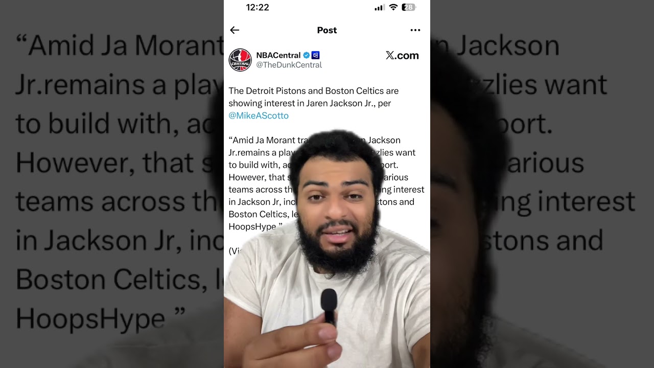 The Boston Celtics & Detroit pistons have shown interest in Jaren Jackson jr 👀