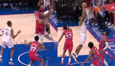 WILD ENDING Evan Mobley GAME WINNER vs 76ers off Jaylon Tyson dime