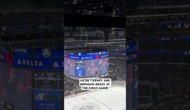 The creators of Heated Rivalry at a hockey game? Likely place for them to be #lakings #heatedrivalry