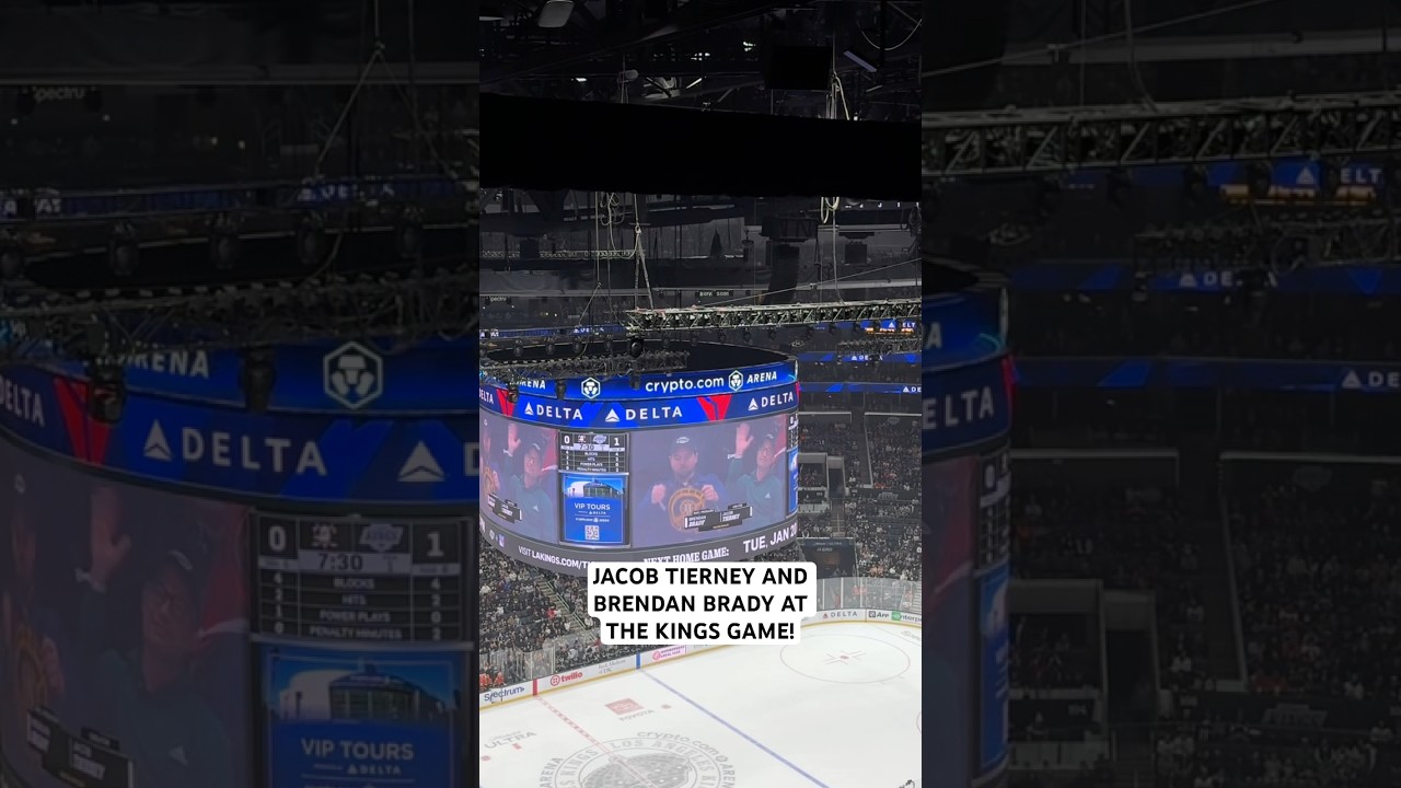 The creators of Heated Rivalry at a hockey game? Likely place for them to be #lakings #heatedrivalry