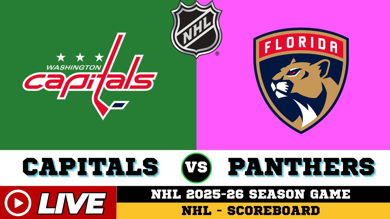 🔴LIVE : Florida Panthers Vs Washington Capitals | NHL 2026 | NHL Live SCOREBOARD