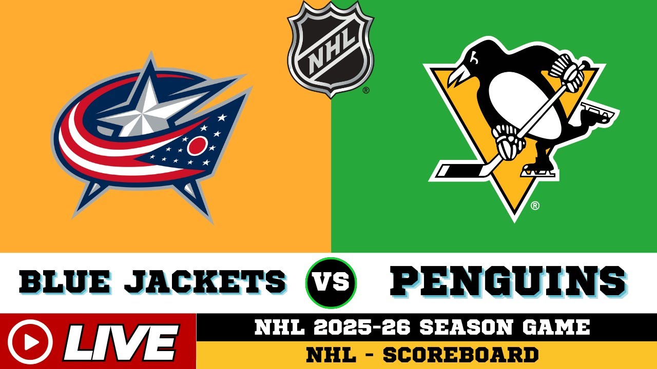 🔴LIVE : Columbus Blue Jackets Vs Pittsburgh Penguins | NHL 2026 | NHL Live SCOREBOARD