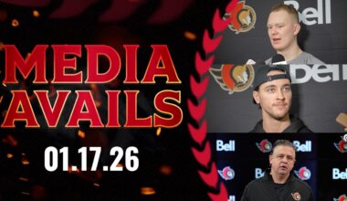 Shane Pinto, Brady Tkachuk, Travis Green Pregame Media vs MTL