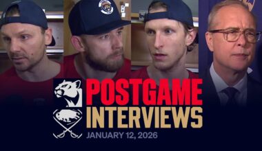 “Everything matters at this time of year” | Postgame Reaction vs Sabres | 01.12.26