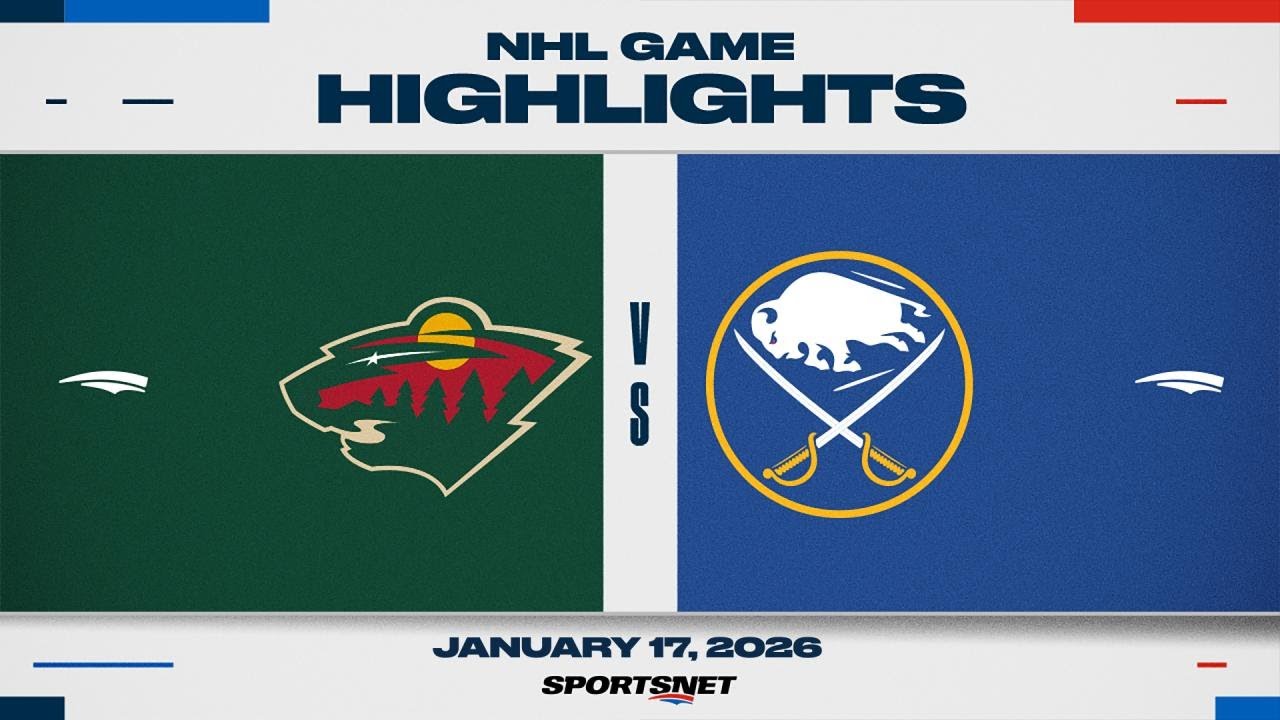 NHL Highlights | Wild vs. Sabres - January 17, 2026