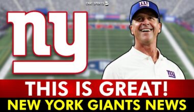 THIS IS GREAT NEWS! John Harbaugh New York Giants LATEST