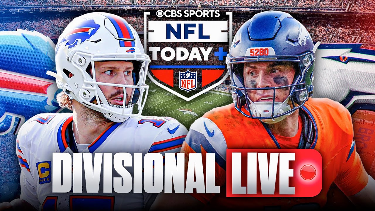 NFL Today Plus Divisional LIVE: Bills vs Broncos showdown 😤 The crew gets you ready for the action ✅